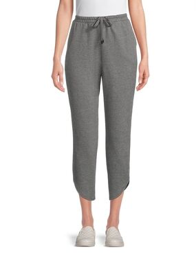 Time and Tru Women's Pull On Jogger with Dolphin Hem